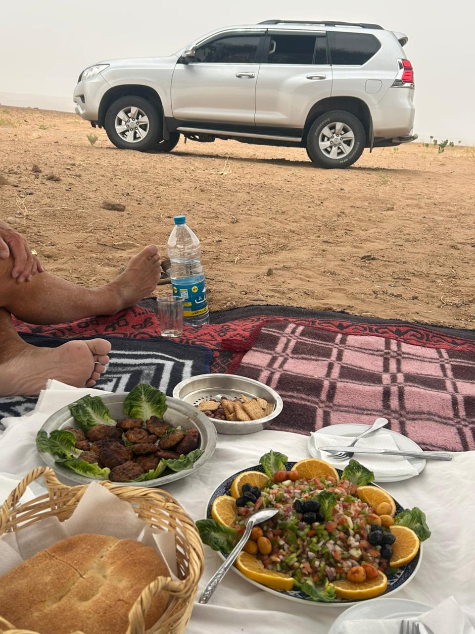 Campfire in the Sahara